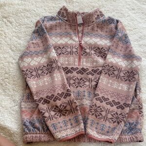 Athletic Works Pink and Blue Patterned Kids Jacket